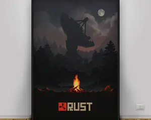 Rust Game Poster , Wall Art , Wall Prints , Home Decor , Kraft Paper Print , Gift Poster , Game Poster 45775 109