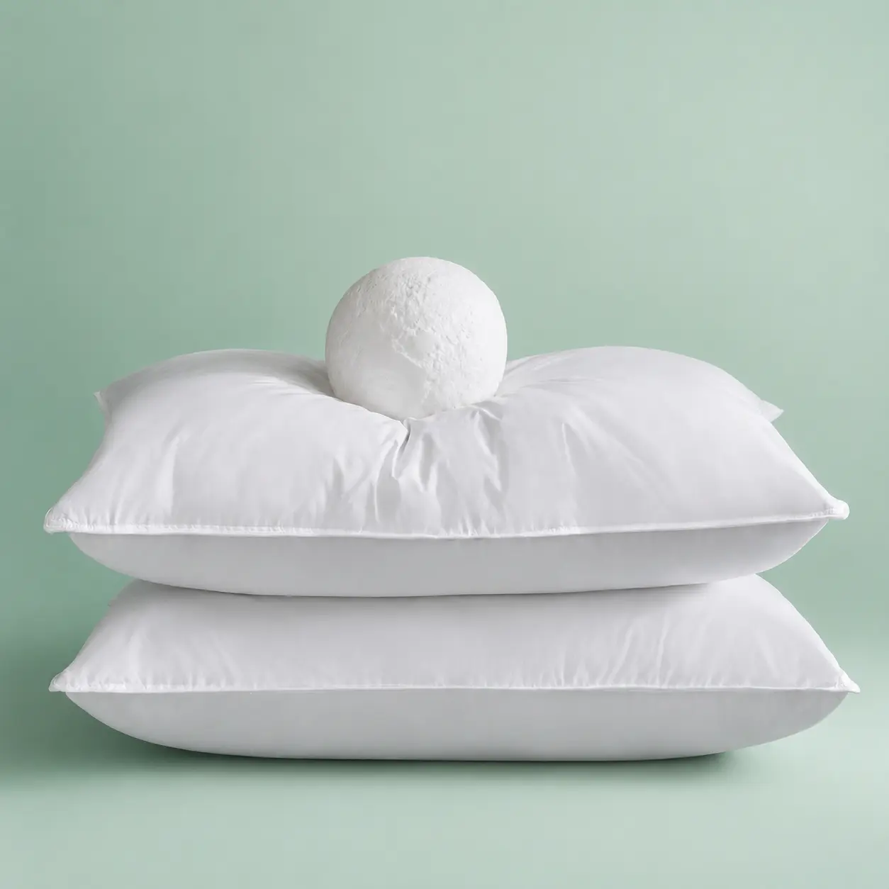 InnerNight Premium Goose Feather Pillow, 50% Natural Goose Feather and 50% 3D Fiber Blend, Soft and Supportive Bed Pillow, Multiple Sizes Available