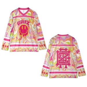 Griz Rave Jersey, Psychedelic Hockey Jersey, EDM Festival Outfit