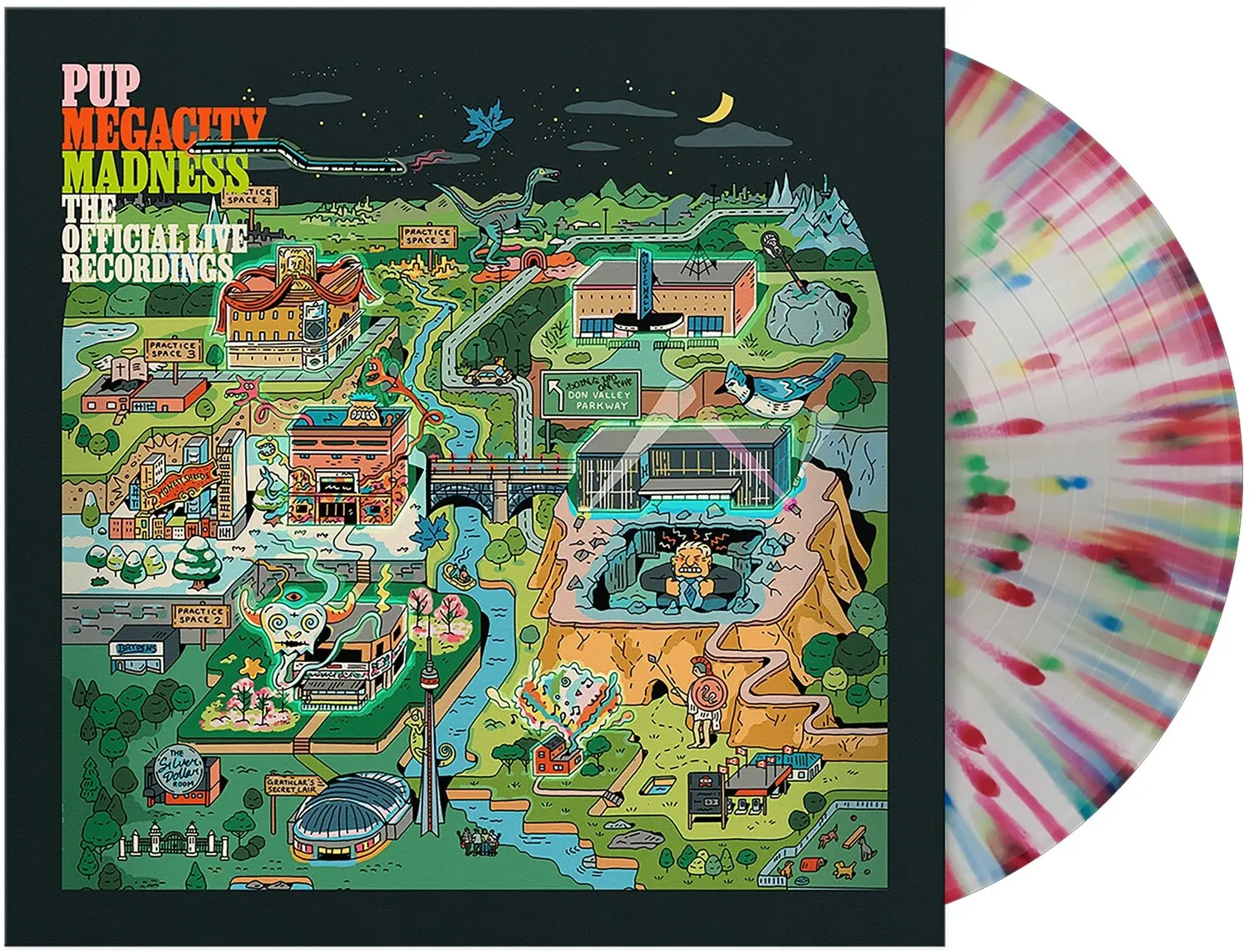 Pup - Megacity Madness (The Official Live Recordings)  [VINYL RECORD - LP] Colored Vinyl, Ltd Ed