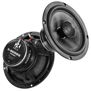 XSP652 600W Peak (200W) RMS 6.5" X-Series 2-Way Coaxial Speakers with Carbon Fiber Cones and 25mm Silk Dome Tweeters