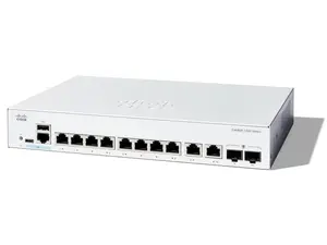 Cisco Catalyst C1300-8T-E-2G Ethernet Switch 10 Ports - Manageable - Gigabit Ethernet - 10/100/1000Base-T, 1000Base-X - 3 Layer Supported - 2 SFP Slots - 10.65 W Power Consumption