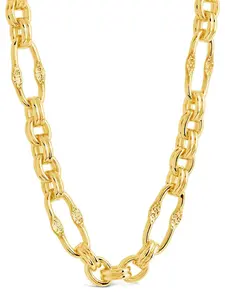 Tegan Textured Long Link Necklace Tegan Textured Long Link Necklace