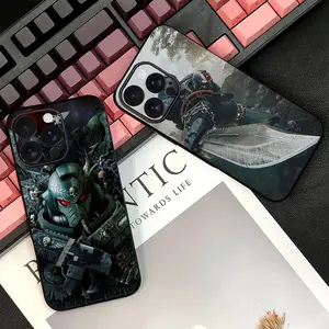 W-warhammerES 4K game Phone Case For iPhone 17 16 15 14 13 Pro Max Plus Mini Luxury Satin Glossy Colorful Great Gift Fashion Durable Stylish Shockproof Phone Cover Scratch-Resistant Perfect Fit