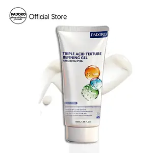 [PADORO] Exfoliating gel, Pore Clearing Exfoliating Formula Skin Repair Scrub，Brightening and Smoothing Daily Toner for More Even-Looking Skin Tone，Suitable for all skin types-50ml/1.69fl oz