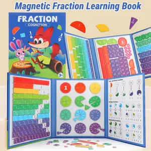 Magnetic Math Fraction Teaching Tool, Interactive Science Education Model, Fun Classroom Demonstration Activity, Colorful Addition Subtraction Toy, Coloring Supplies, Visual Learning Tools