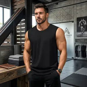 Men's Moisture Wicking Cotton Sleeveless Tank Top - Muscle Gym Workout Casual Summer Shirts Breathable Quick Dry Athletic Wear Perfect for Training Fitness Exercise Outdoor Activities Lightweight Comfortable Design