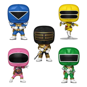 Funko Pop! Television: Power Rangers Zeo – Gold, Blue, Green, Pink & Yellow Zeo Rangers Vinyl Figures