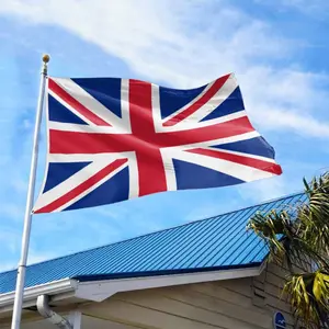 England Flag 3x5 Feet (90x150 Cm), United Kingdom National Flag, Single-Sided Print, Vibrant Colors, Festive, Ideal for Parties, Events, Schools, Offices