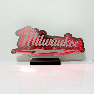 Milwaukee Infinite Mirror Neon Lights 3D Endless Illusion Tunnel Lights Unique home decor gifts