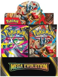 Pokémon Trading Card Game Mega Evolution Booster Display - Collectible Item with Unique Mega Evolution Cards for Enthusiasts