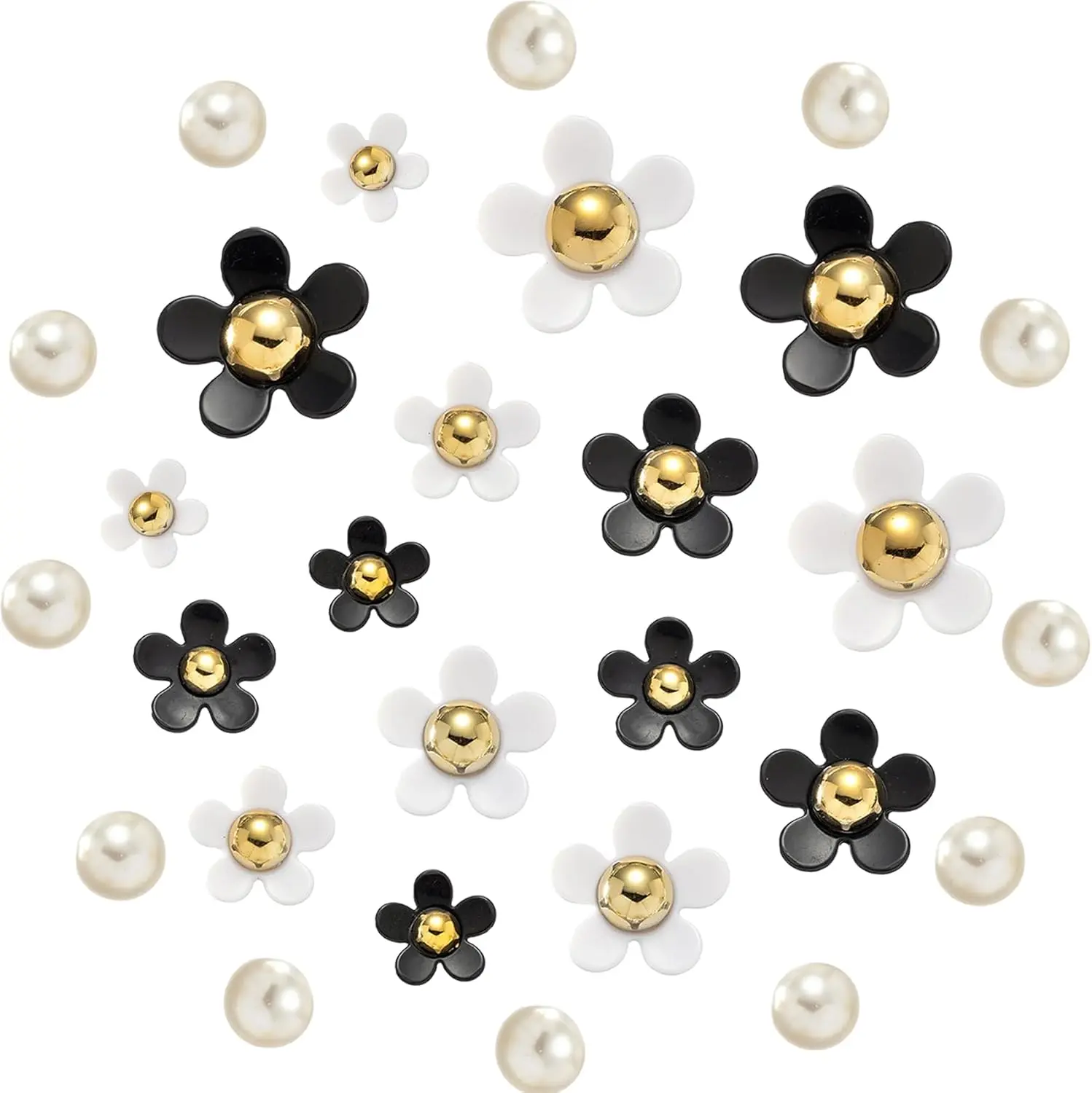 28pc flowers-Black&White