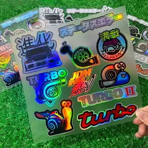 Cartoon Snail Turbo Car Sticker, Waterproof & Durable Car Sticker, Universal Car Exterior Decoration Accessories for Car Triangle Window Windshield Bumper Motorcycle Helmet Laptop, Adhesive Vinyl Decal