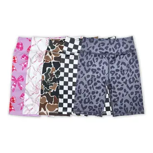 Athletic Camo Biker Shorts for Girls