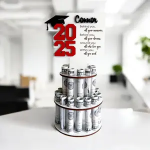 Personalized Graduation Money Holder 2025 - Custom Graduation Money Tree Gift (Design 1)