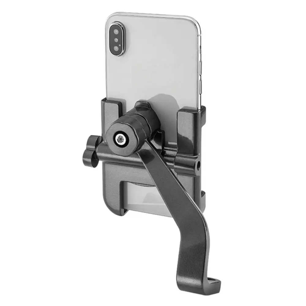 Motorcycle Phone Holder, Durable Material, Rearview Mirror & Handlebar Mount, Secure Installation, Easy Setup, Perfect for Riders
