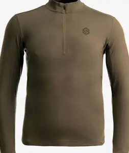 Unisex Camo Fleece Quarter Zip – Oversized Fit Long Sleeve, Warm Outdoor Hunting Top