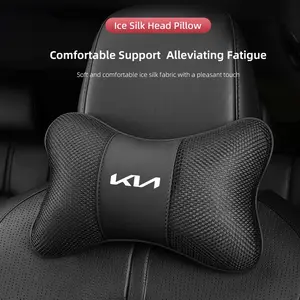 Car Headrest Neck Support Pillow, Breathable Neck Cushion, Comfortable For KIA K9 Sportage Niro K5 Carnival EV6 EV9 EV3 K8 Stinger Forte Ceed Cerato Sorento RIO Picanto Proceed Soul Cadenza Borrego Ray EV Telluride Sonet Seltos Stonic Optima