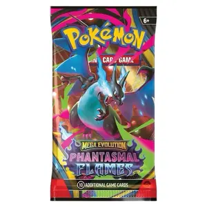 Pokémon Phantasmal Flames Booster Pack New Factory Sealed.