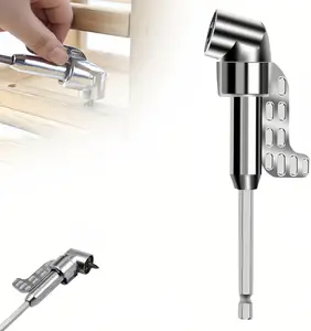 105 Degree Right Angle Drill Adapter, 2025 New Attachment Extension Power Screwdriver, 1/4" Hex Shank Driver Angle Drill