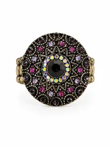 Midnight Rodeo Starburst Statement Ring luxury