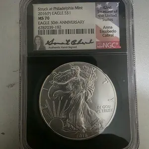 2016 cabral signed ASE 30th anniversary edition ms70 ngc
