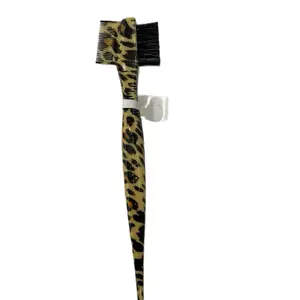 RED edge brush rattail bulk - Leopard Print Design Brush Product