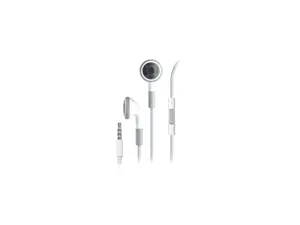 4XEM White 4XEARPHONESWH Binaural Premium Series Apple Type Earphones with Controller