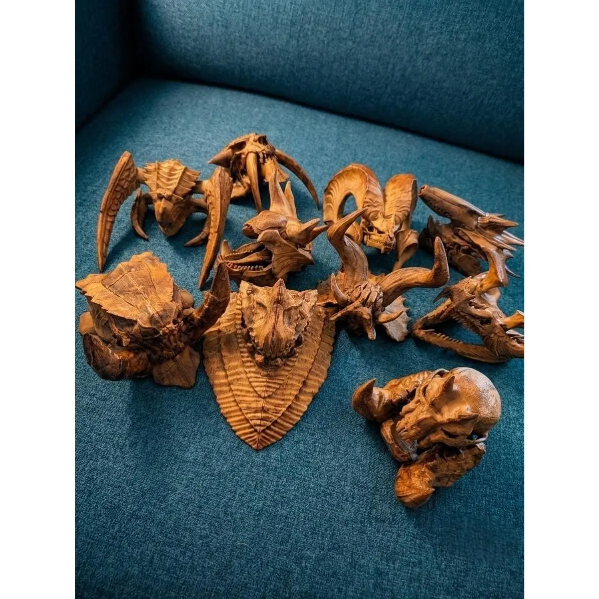 Monster Hunter Decorative Skulls (3D Printed)