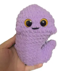 Handmade crochet ghost plushie