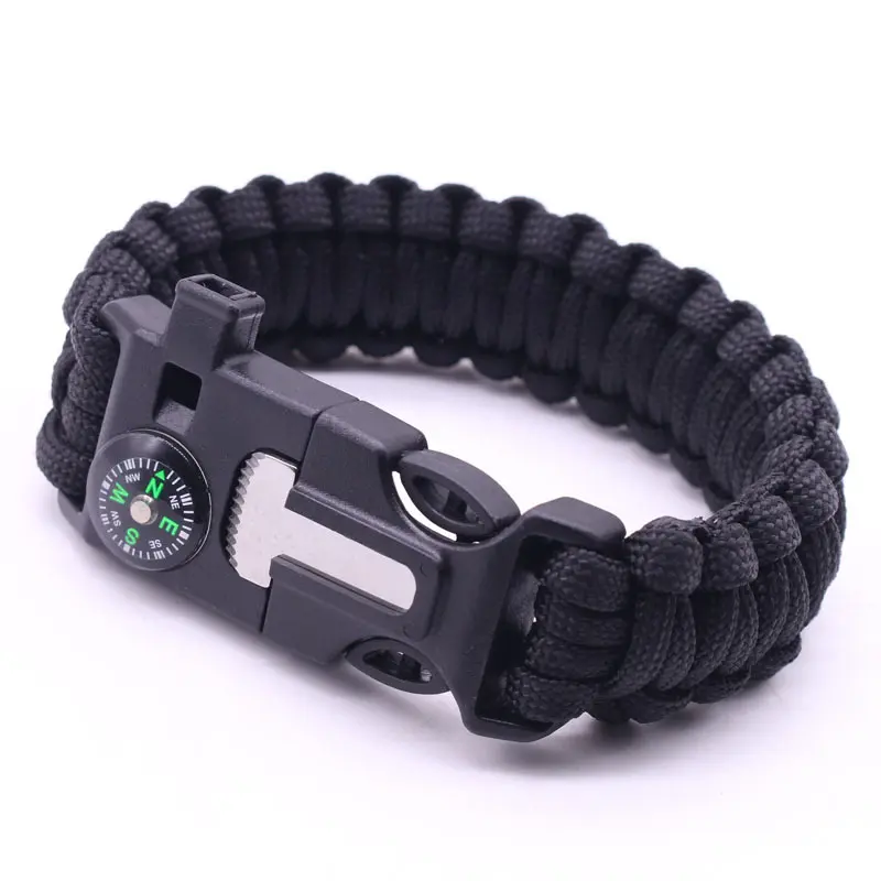Parachute rope bracelet survival bracelet multifunctional five-in-one multifunctional outdoor parachute rope camping adventure seven-core life rope