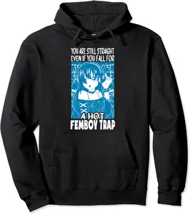 Anime Femboy Trap - Cute Femboy Outfit Hot Femboy Pullover Hoodie - Nallelycor Shop 80B0BJ7FVXLL