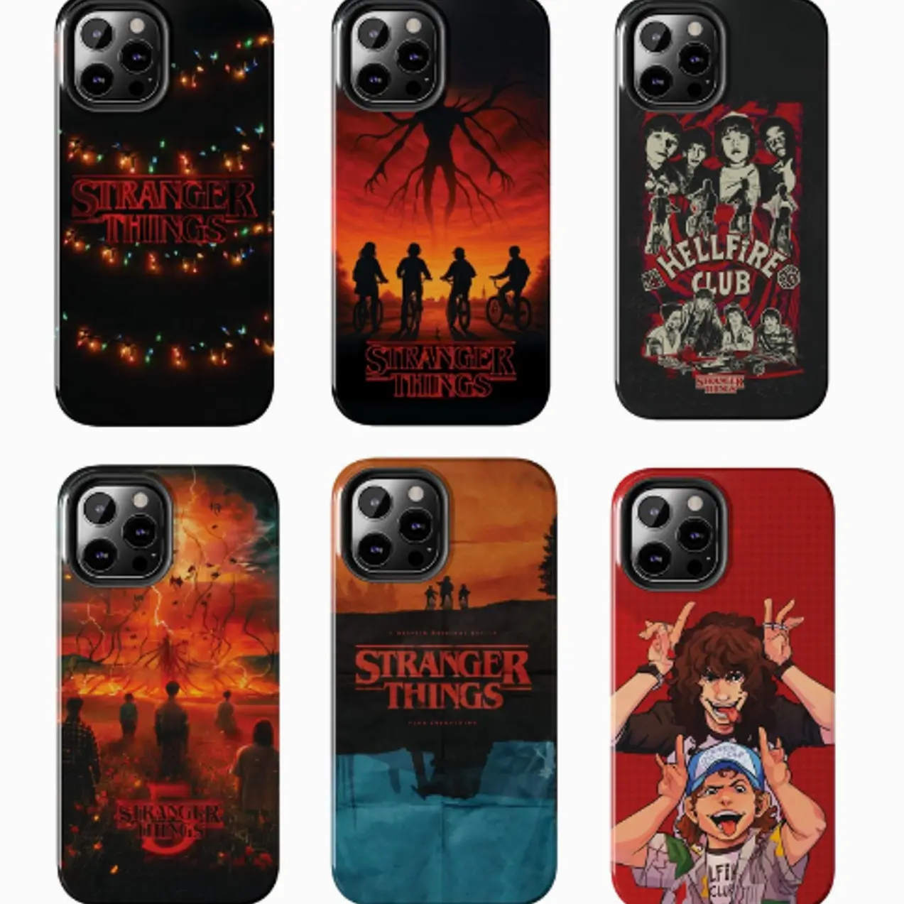 Strangerr Thiings S5 Tough Phone Case Command Cover for iPhone 17 16 15 14 13 12 11 For Fan Movie Merch Christmas Gift For Her/Him