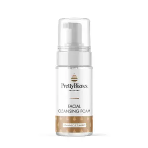 Vitamin C & Turmeric Facial Cleansing Foam – Antioxidant Rich Cleanser