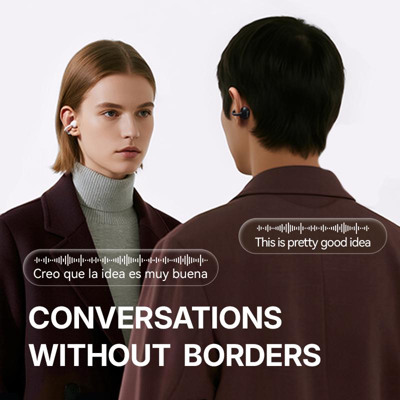 Sanag S6S Nova Open-Ear Clip-On Earbuds – Jewelry-Style Fit, No Sound Leak, All-Day Comfort for Work, Commute, Travel & Fitness