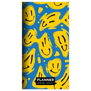 2026-2027 Smiley Small Monthly Pocket Planner