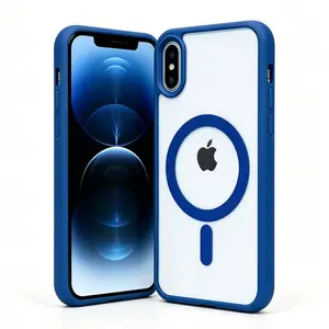 New Magnetic Wireless Charging Protective Case for IPhone X/XS XR XS Max Smartphone Hard Acrylic Cover Protector