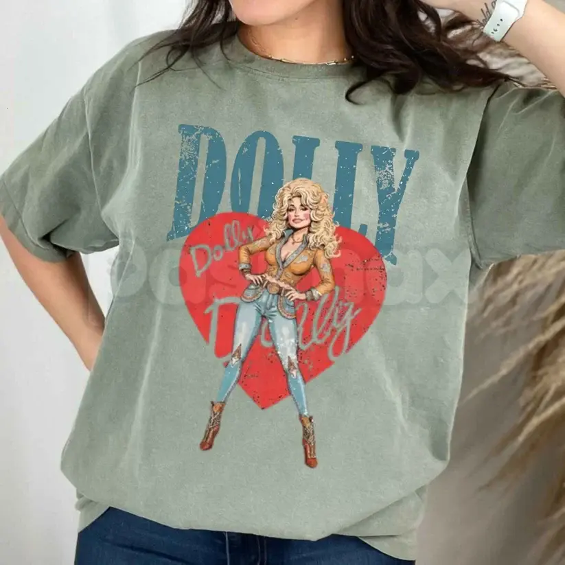 Comfort Colors® Vintage Dolly Parton T-Shirt – Retro Country Legend Graphic Tee, Iconic Southern Icon Unisex Top