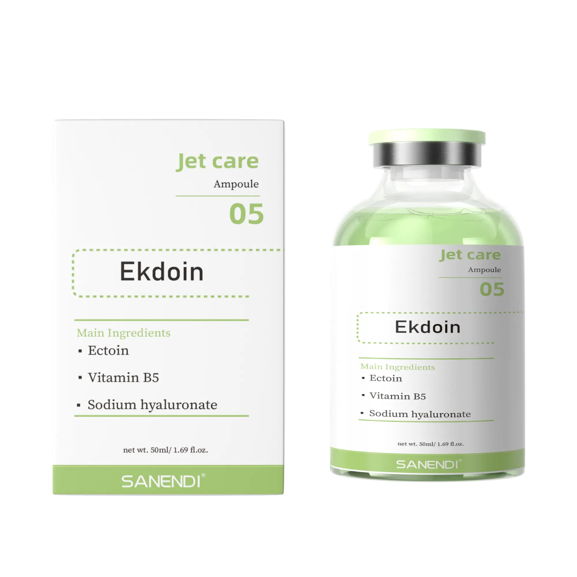 SANENDI Jet Care 05 Ectoin Soothing Repair Ampoule Serum, 50ml Barrier Recovery