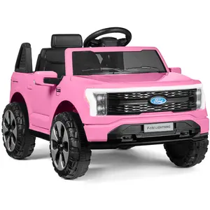 Best Choice Products Kids 12V Ride On Car Officially Licensed Ford Lightning Truck w/ Remote, LED Lights