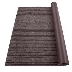 GARVEE Stripe Brown Marine Carpet, Marine Carpet, 6FT*18FT Boat Carpet Rugs, Indoor/Outdoor Rug, for Patio Deck, TPR Non-Slide, Water-Proof,for Outdoor, Camping
