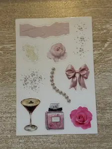 Coquette Aesthetic Sticker Sheet