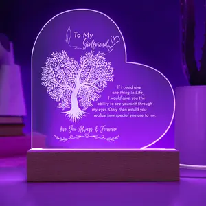 Gift to my GF- Engraved acrylic plaque