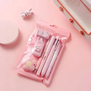 Cute Stationery Set, 1/4 Sets Writing Essentials Set, Pen Set, School Supplies Gift for Student & Stationery Supplies for Home School Office