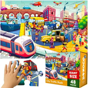 2x3 FT Giant Floor Puzzles for Kids | City Cars
