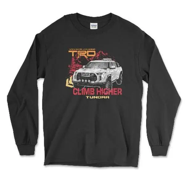 Toyota Tundra TRD Climb Higher Long Sleeve Tee Classic Apparel Top