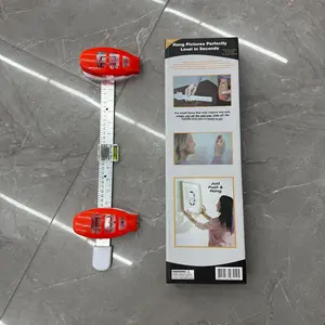 Picture Hanging Level Tool, 3 in 1 Mounting Tool With Bubble Level and Marking Guide, Frame Alignment Ruler for Wall Art, Photo Displays, Mirrors and Shelves DIY Home Decor Aid