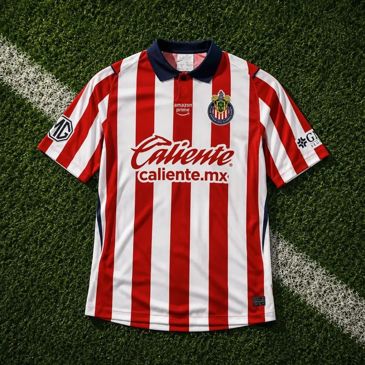 Red Chivas Home Soccer Jersey 26-27, Soccer Activewear Quick-Dry Short Sleeve Football Shirt, Breathable Game Day Sports Top for Soccer Fans