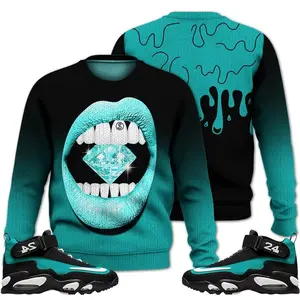 Griffey Max 1 Freshwater Ugly Sweater, Air Griffey Max 1 Freshwater Outfits Shirt, Lip Diamond Streetwear Unisex Sneaker Matching Shirts