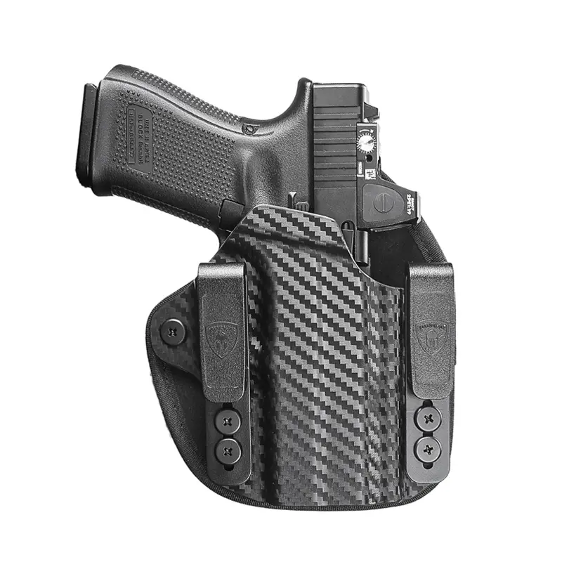 WARRIORLAND Universal Hybrid Carbon Fiber Holster for Men/Women,Fit over 100 Models, Compatible with G17 G19, Glock 17 Gen 6， Glock 45 Gen 6Taurus G2C G3C, Sig P365XL P320, Springfield 1911 XD45, S&W SD9 VE M&P9 M&P Shield DealsforYouDays, Competition